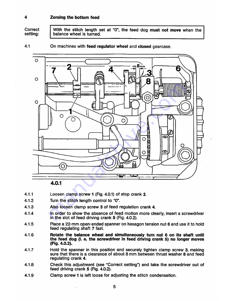 Pfaff 5483 H Service Manual Download Page 7