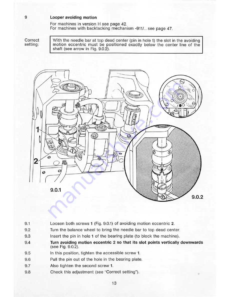 Pfaff 5483 H Service Manual Download Page 15