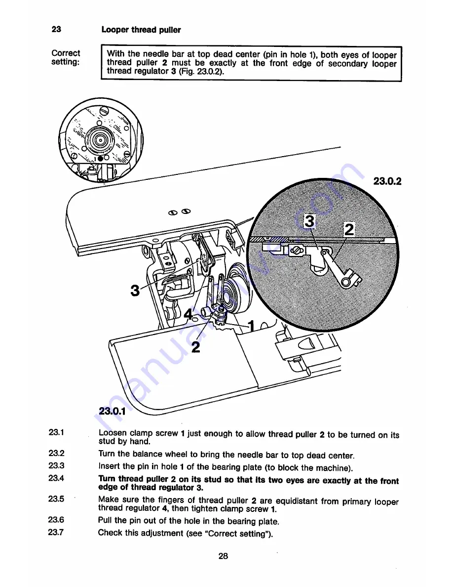 Pfaff 5483 H Service Manual Download Page 30