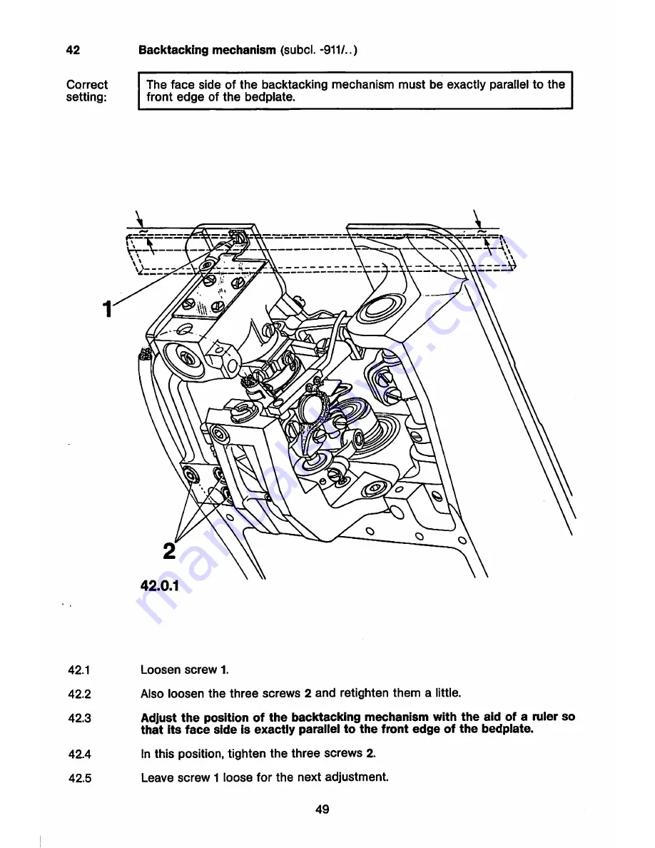 Pfaff 5483 H Service Manual Download Page 51