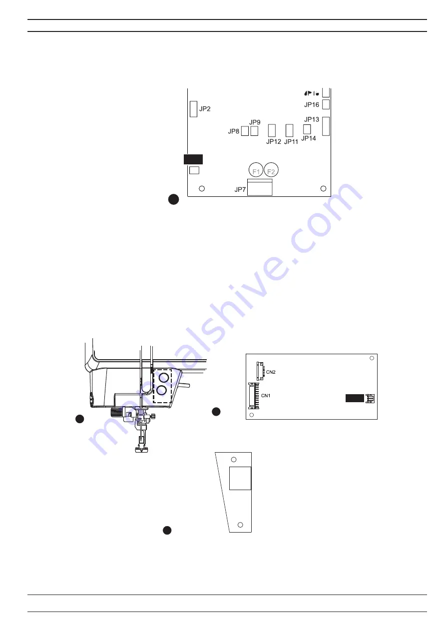 Pfaff ambition essential 1.0 Service Manual Download Page 57