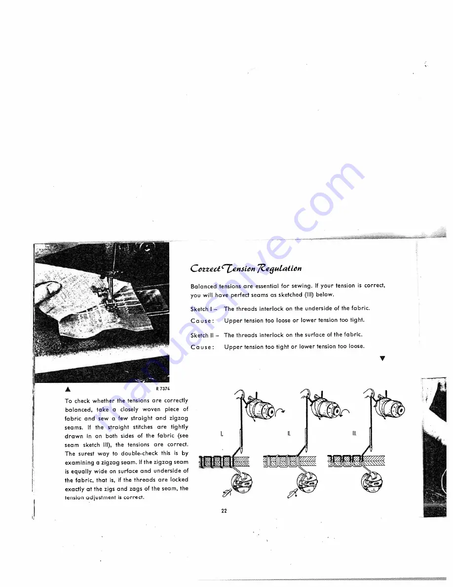 Pfaff Automatic 260 Instruction Book Download Page 23