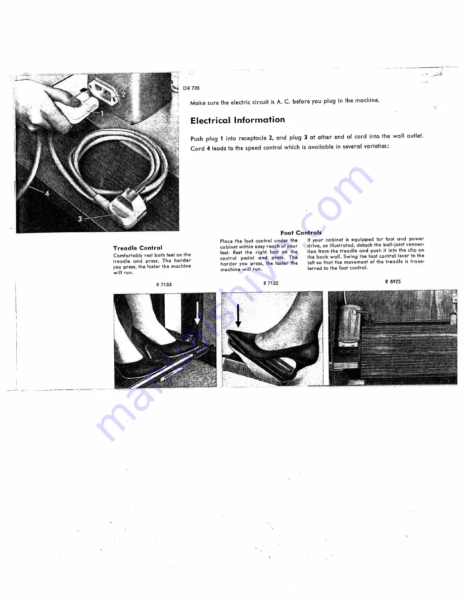 Pfaff Automatic 261 Instruction Book Download Page 6