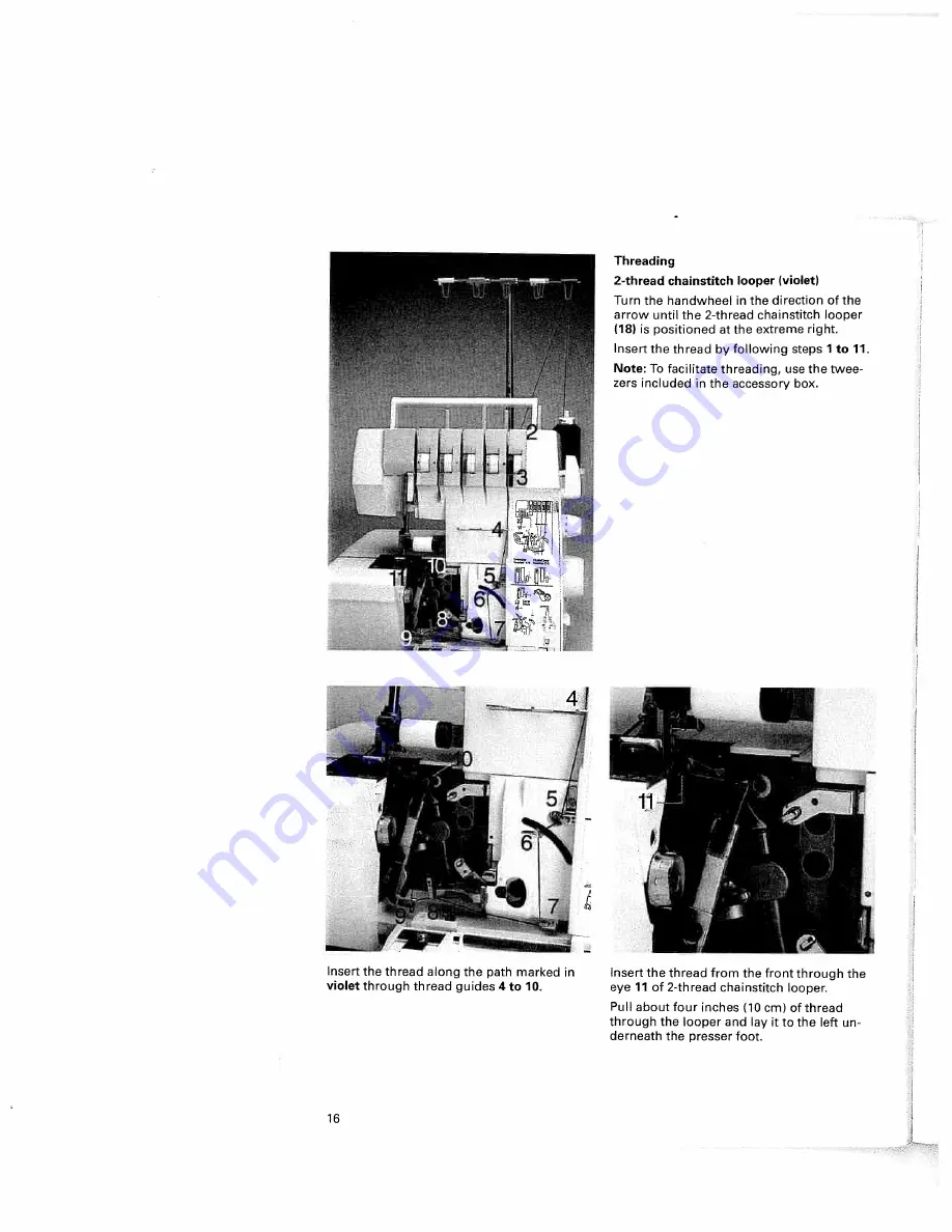 Pfaff coverlock 4772 Instruction Manual Download Page 20