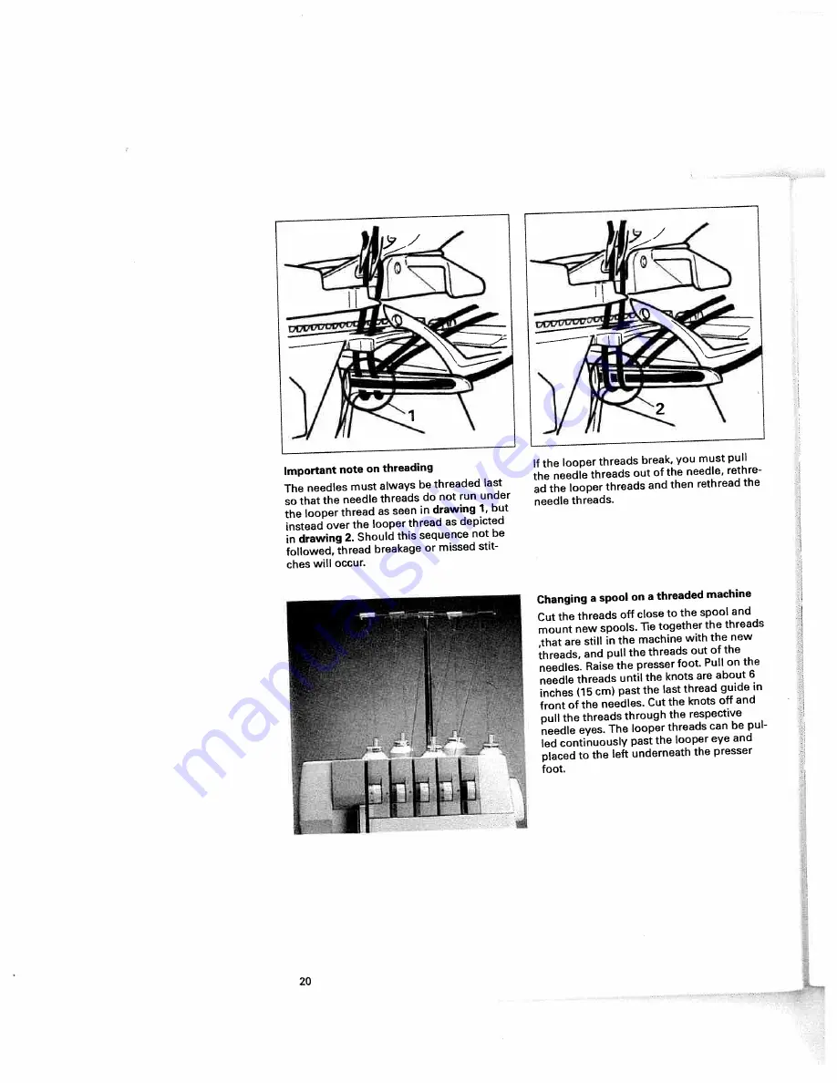 Pfaff coverlock 4772 Instruction Manual Download Page 24