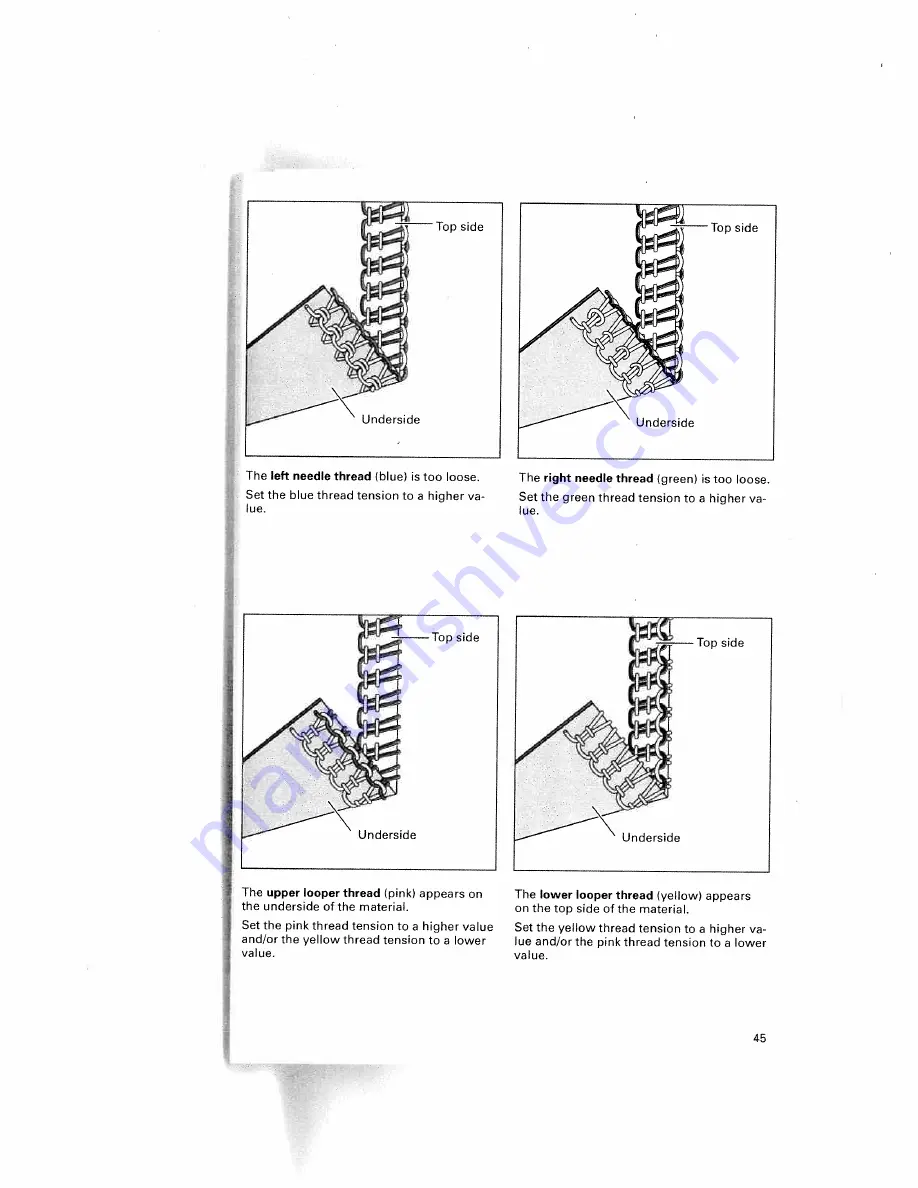 Pfaff coverlock 4772 Instruction Manual Download Page 49