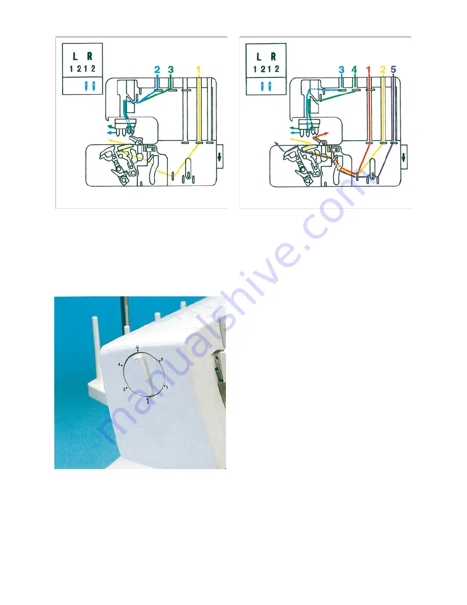 Pfaff coverlock 4852 Скачать руководство пользователя страница 32