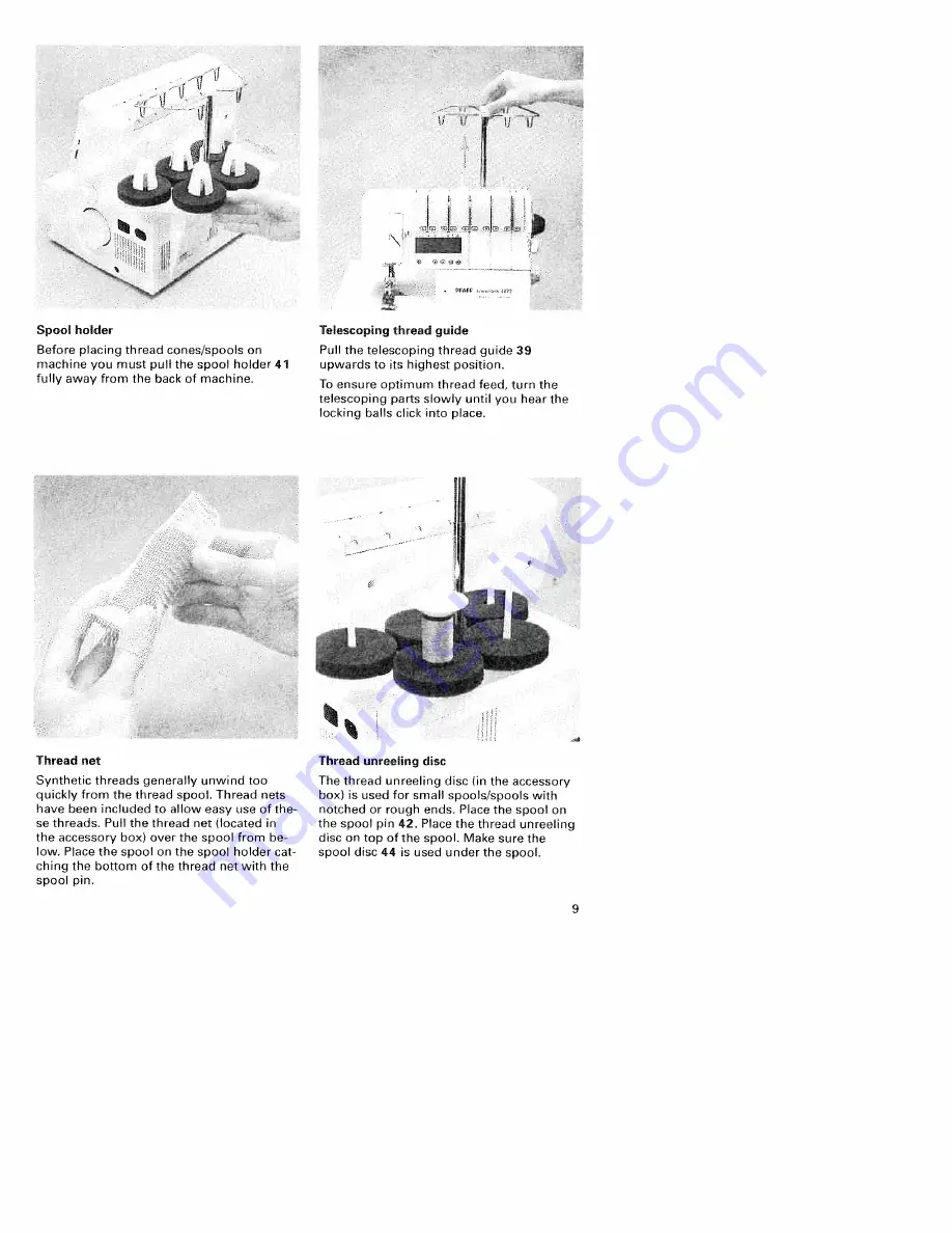 Pfaff coverlock 4872 Скачать руководство пользователя страница 13