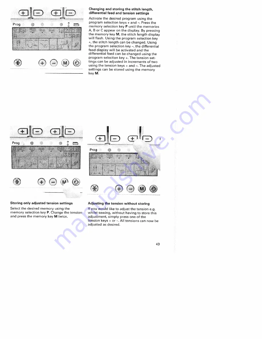 Pfaff coverlock 4872 Instruction Manual Download Page 47