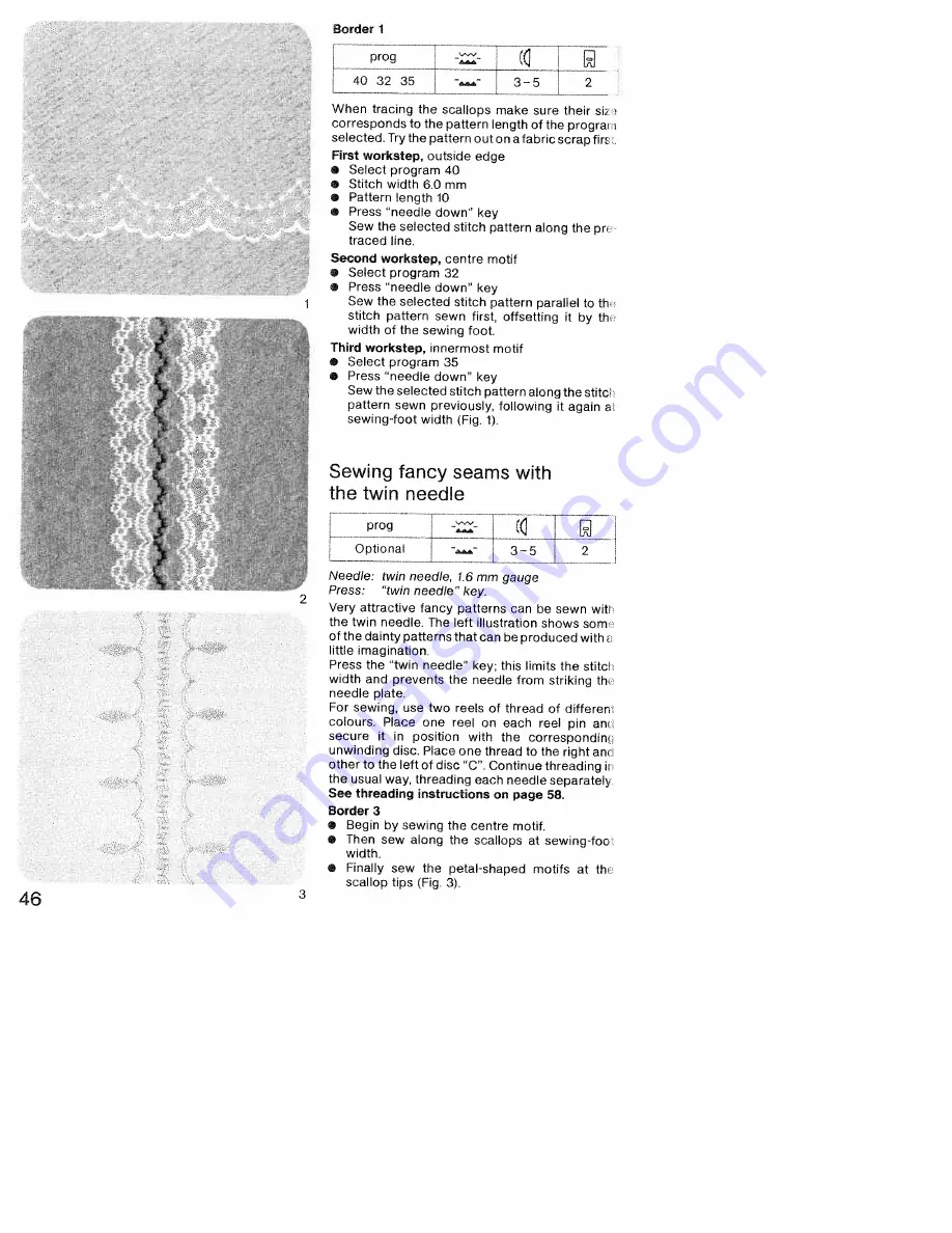 Pfaff creative 1371 Instruction Book Download Page 52