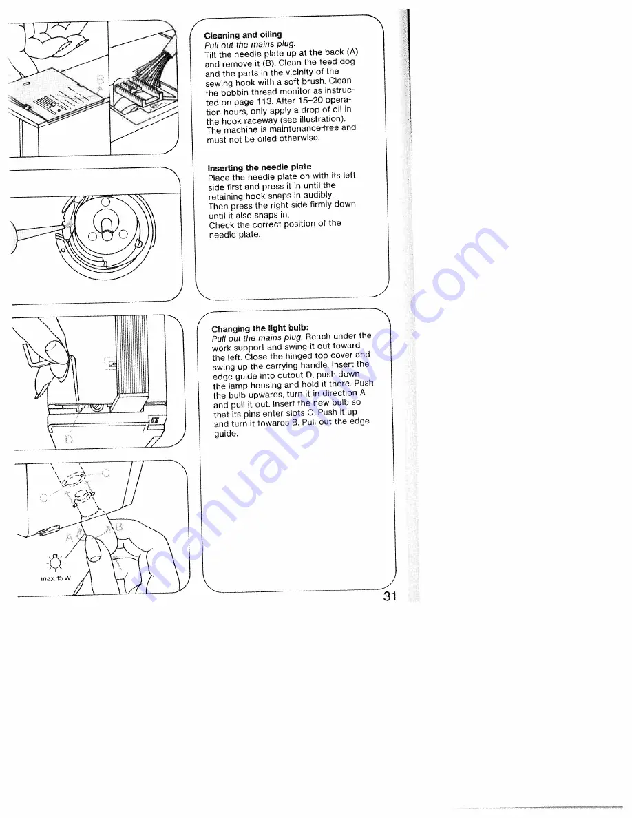 Pfaff Creative 1467A Скачать руководство пользователя страница 35