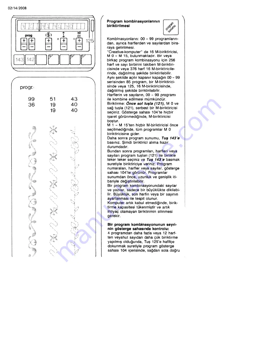 Pfaff Creative 1471 Instruction Book Download Page 36