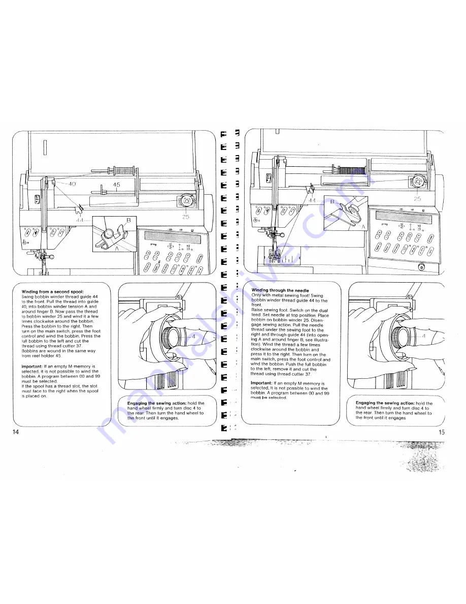 Pfaff creative 1472 Скачать руководство пользователя страница 9