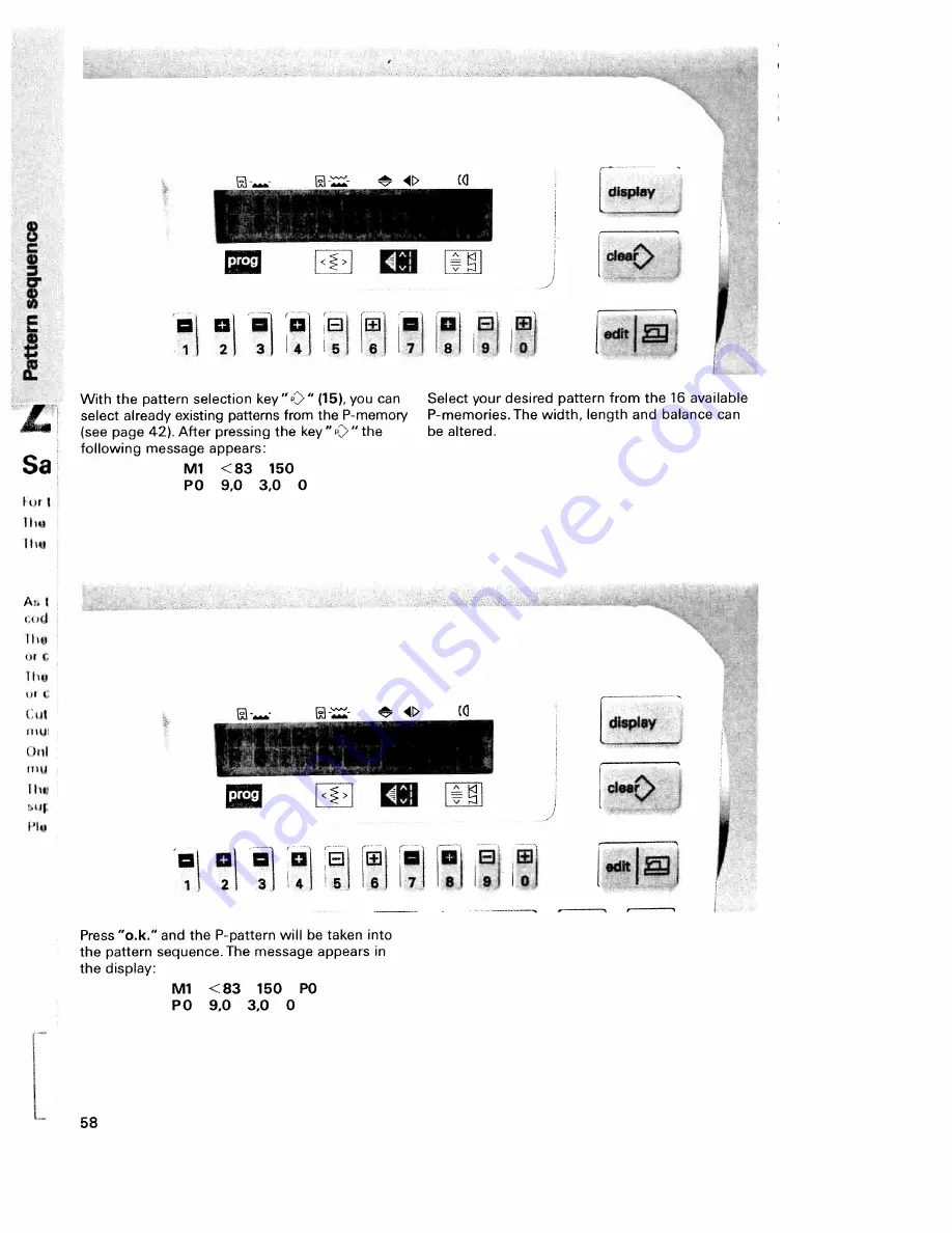 Pfaff Creative 7530 Instruction Manual Download Page 63