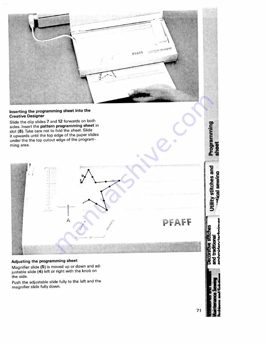 Pfaff Creative 7530 Скачать руководство пользователя страница 76