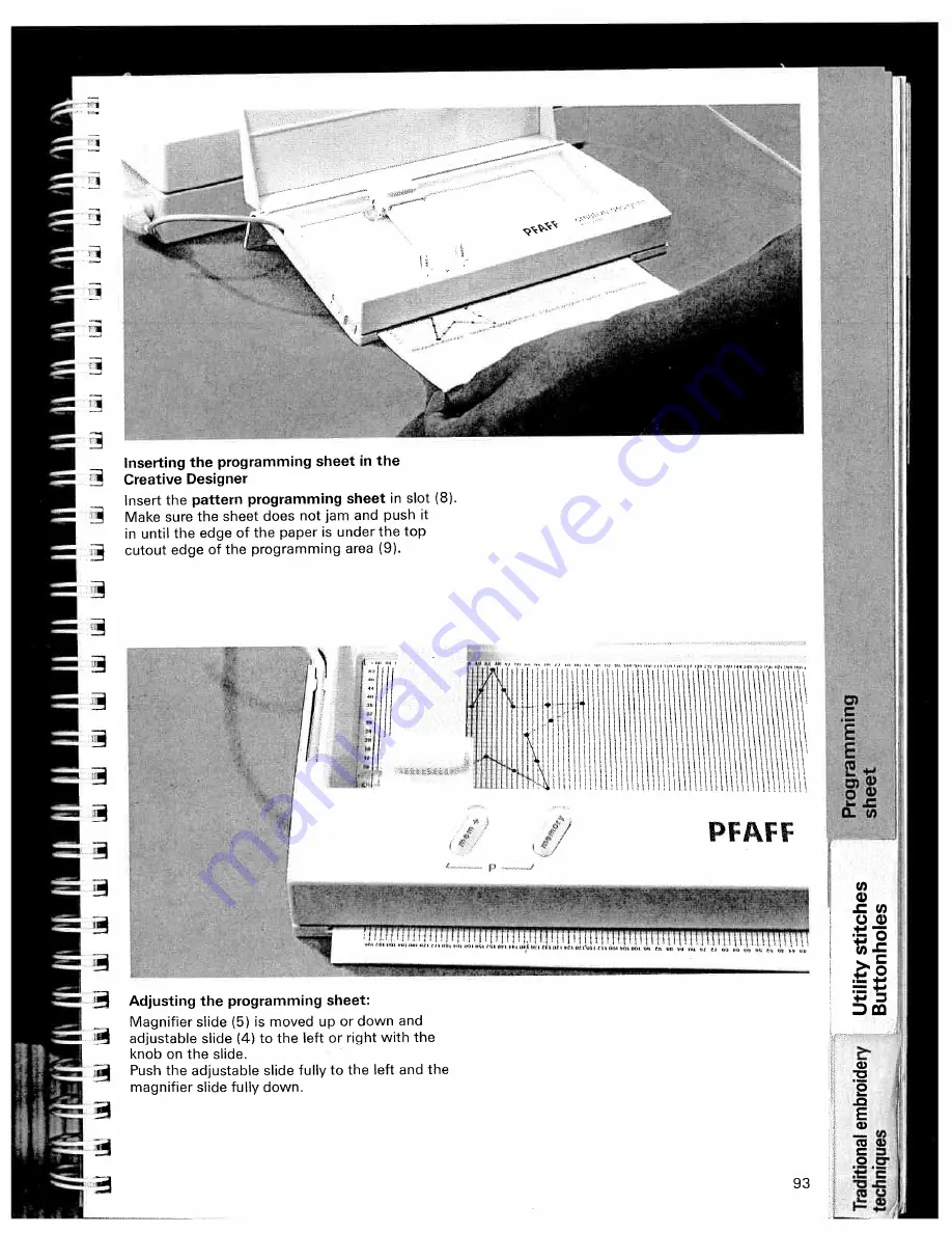 Pfaff Creative 7550 Instruction Manual Download Page 93