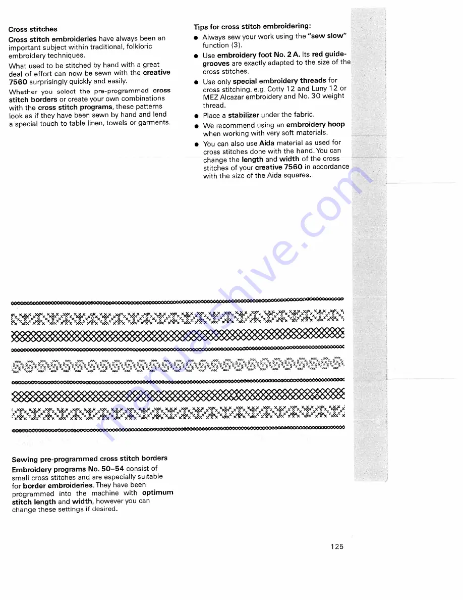 Pfaff creative 7560 Скачать руководство пользователя страница 64