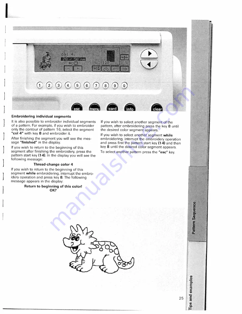 Pfaff creative 7560 Instruction Book Download Page 100