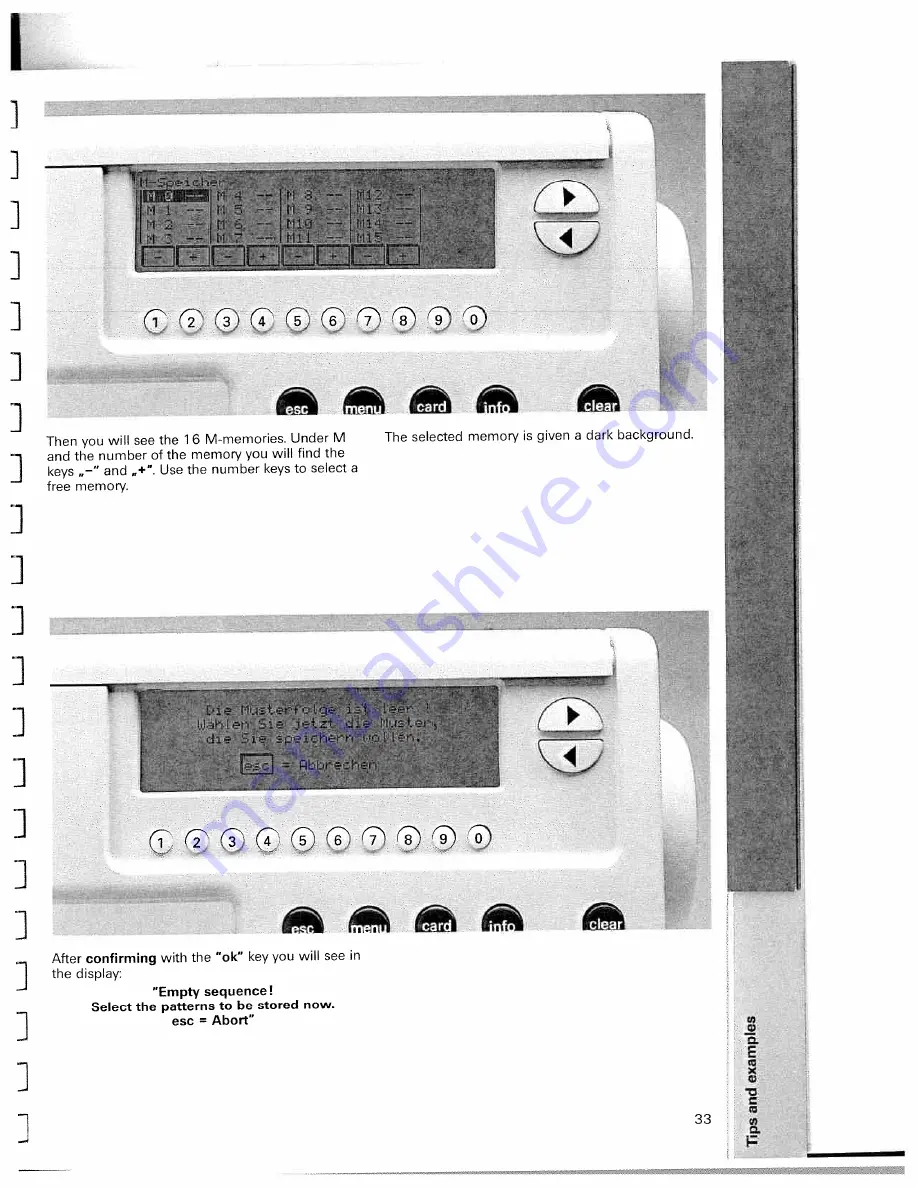 Pfaff creative 7560 Instruction Book Download Page 108