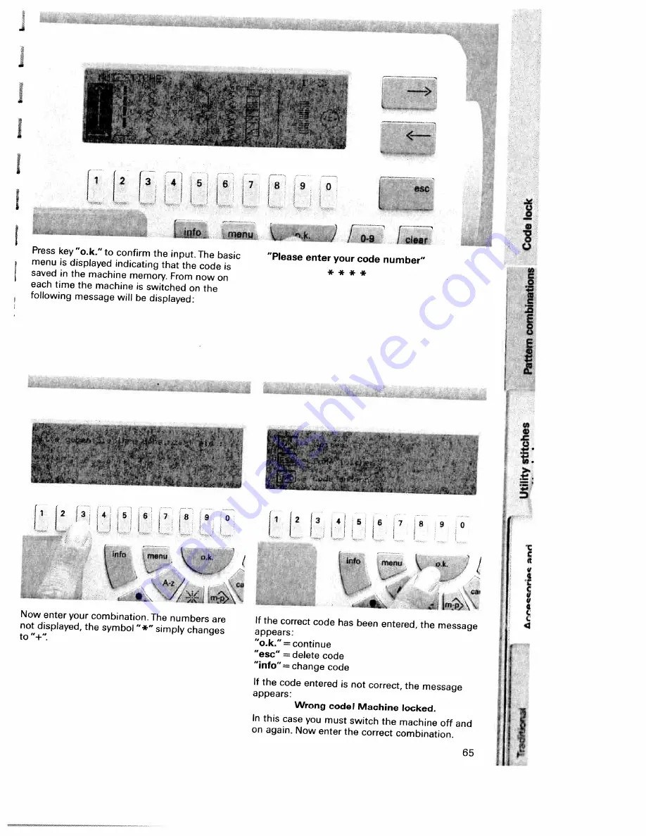 Pfaff creative 7570 Instruction Book Download Page 67