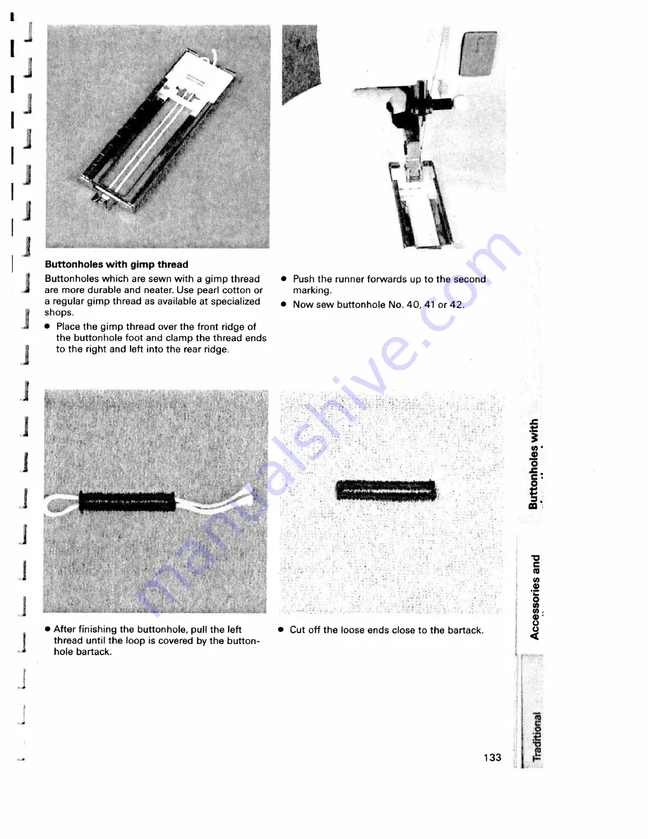 Pfaff creative 7570 Instruction Book Download Page 135