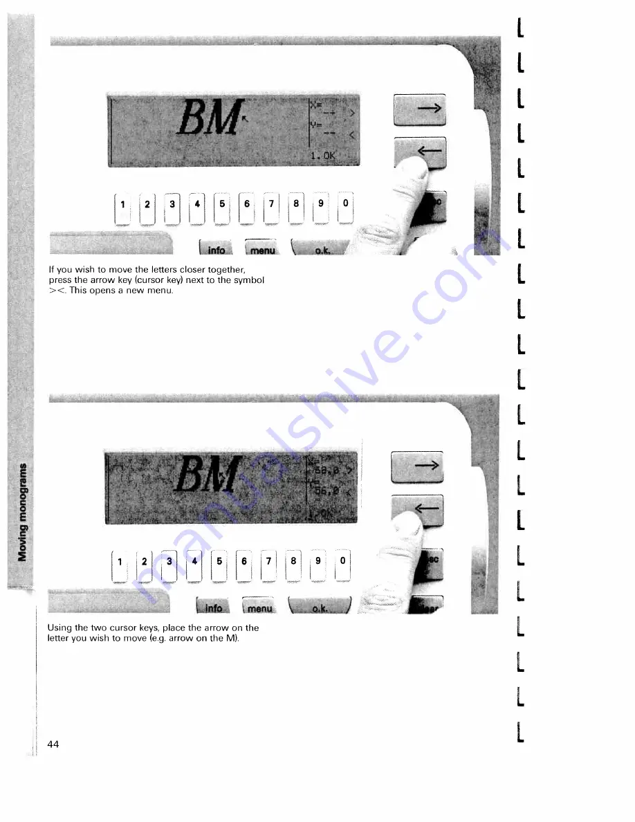 Pfaff creative 7570 Instruction Book Download Page 232