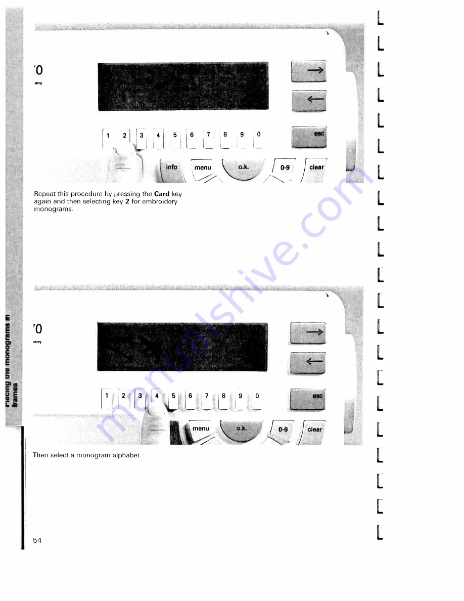 Pfaff creative 7570 Instruction Book Download Page 242