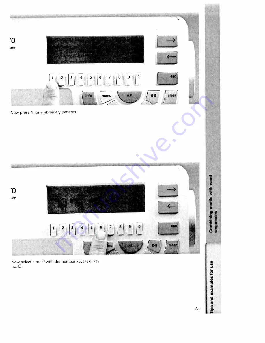 Pfaff creative 7570 Instruction Book Download Page 250