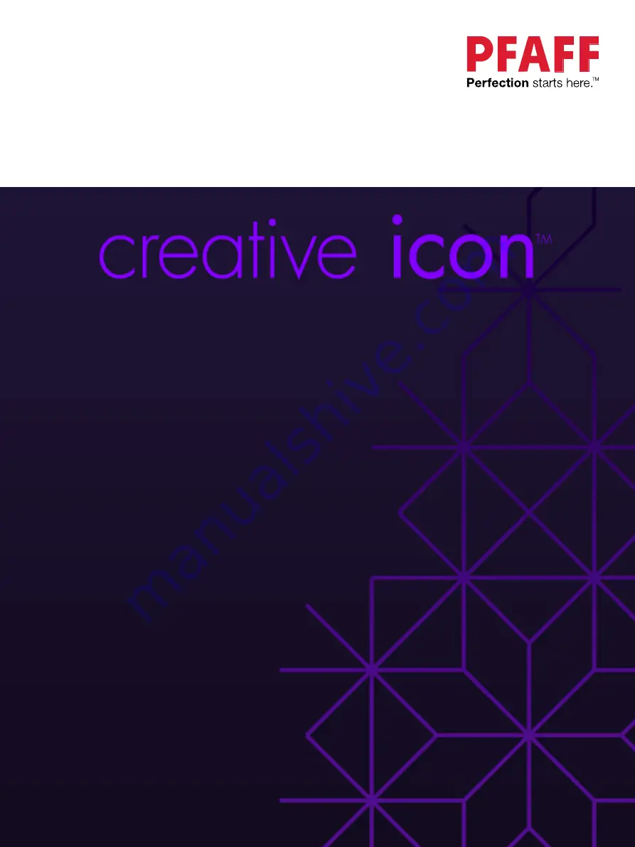 Pfaff creative icon Скачать руководство пользователя страница 1