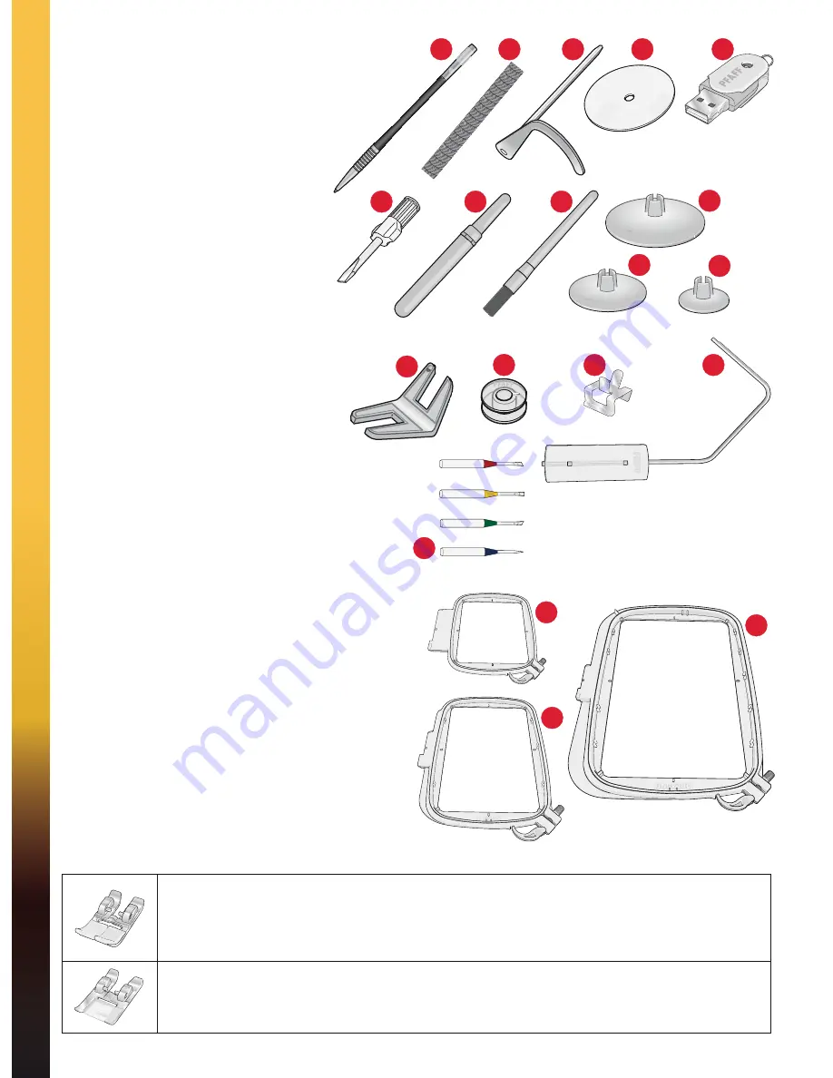 Pfaff creative sensation pro II Owner'S Manual Download Page 10