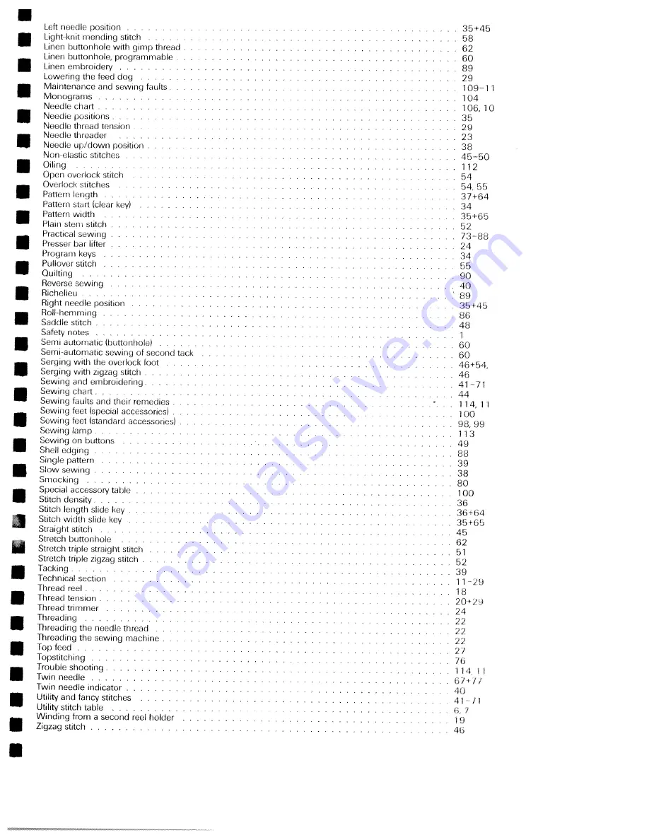 Pfaff electronic 6250 Instruction Book Download Page 9