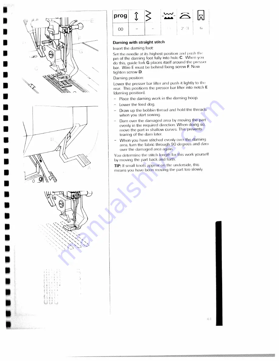 Pfaff electronic 6250 Instruction Book Download Page 85