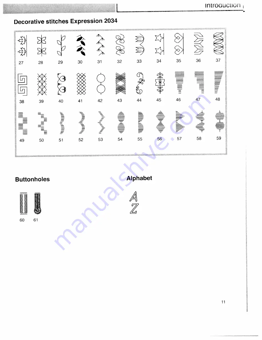 Pfaff expression 2034 Instruction Manual Download Page 9