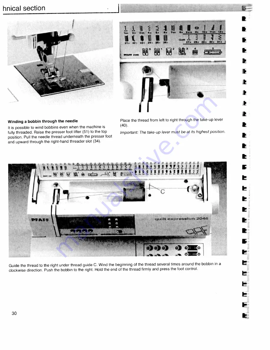 Pfaff expression 2034 Instruction Manual Download Page 26