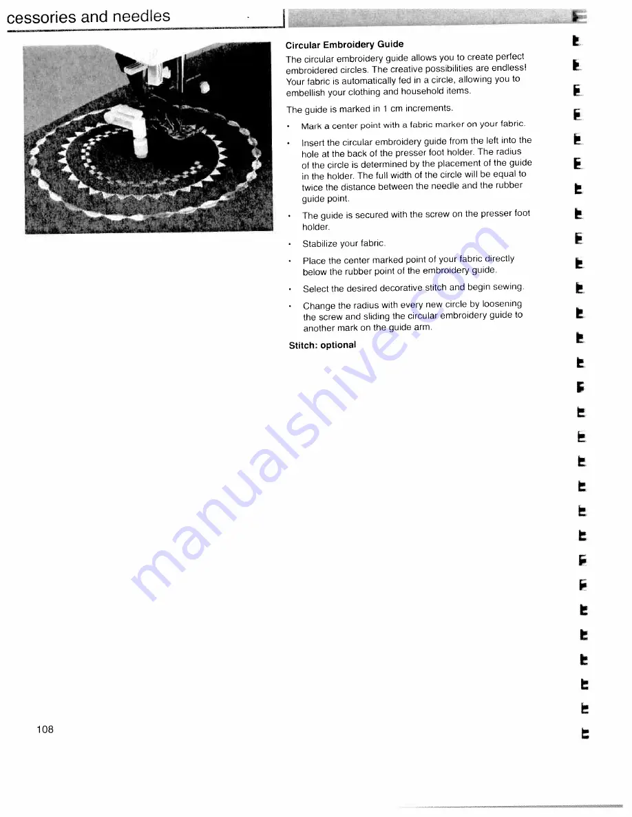 Pfaff expression 2034 Instruction Manual Download Page 100