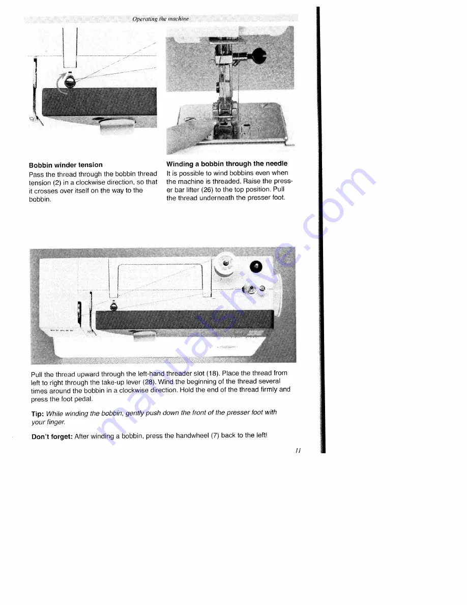 Pfaff hobby 1016 Скачать руководство пользователя страница 15