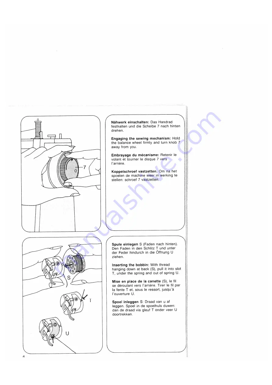 Pfaff Hobby 301 Скачать руководство пользователя страница 10