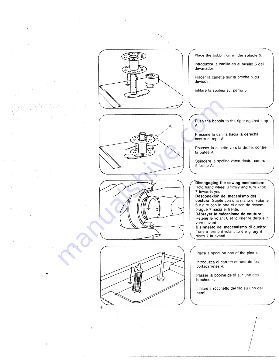 Pfaff hobby 340 Instruction Book Download Page 10