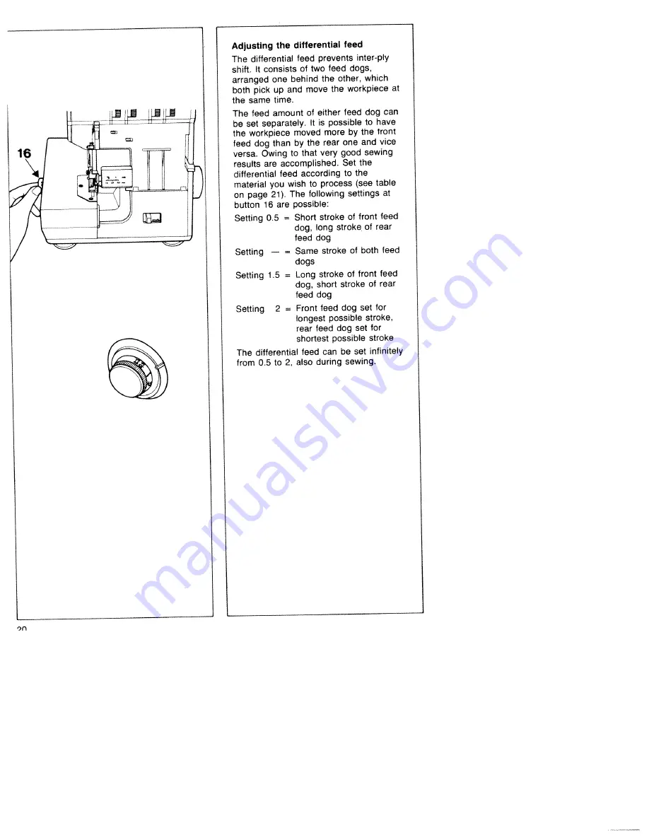 Pfaff hobbyblock 794 Instruction Manual Download Page 22