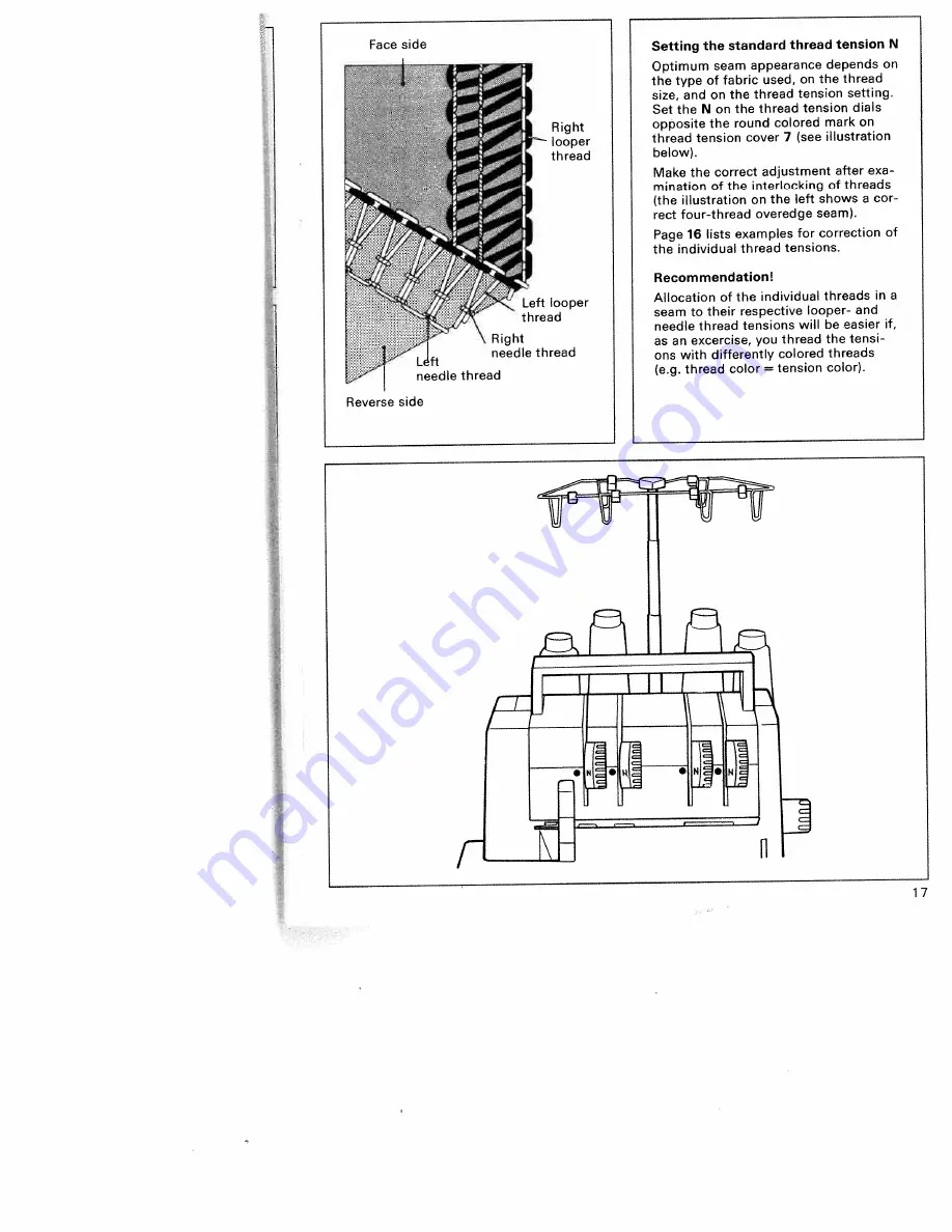 Pfaff hobbylock 4760 Скачать руководство пользователя страница 21