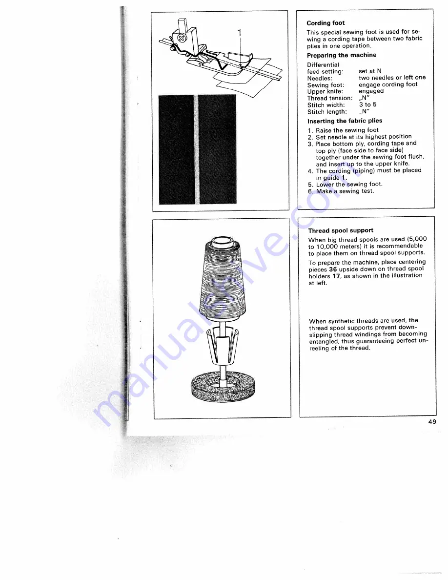 Pfaff hobbylock 4760 Instruction Manual Download Page 53