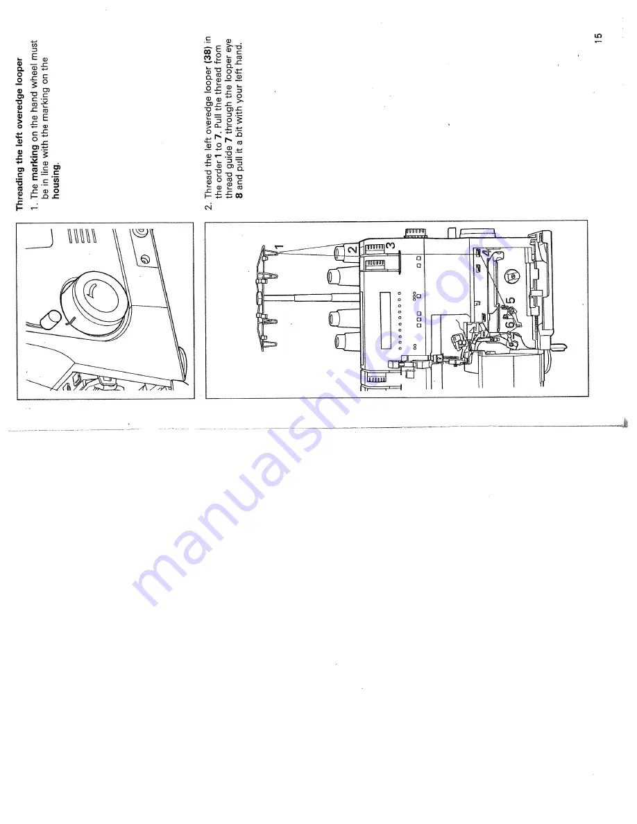 Pfaff Hobbylock 4860 Instruction Manual Download Page 19