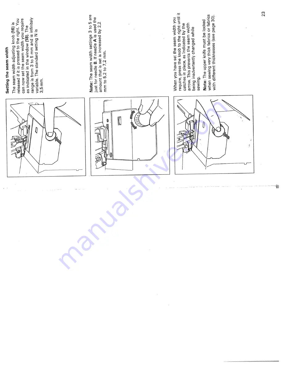 Pfaff Hobbylock 4860 Instruction Manual Download Page 27