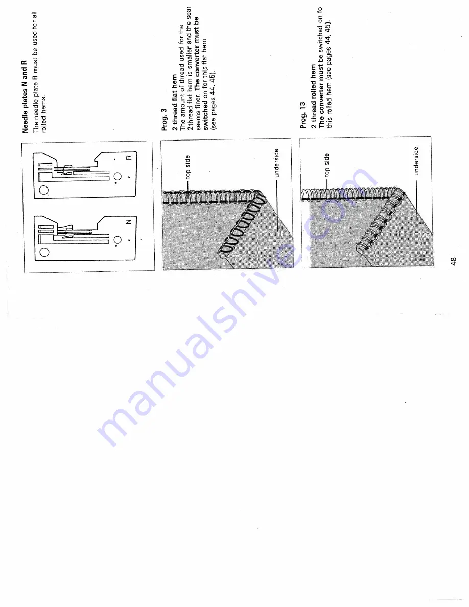 Pfaff Hobbylock 4860 Instruction Manual Download Page 52