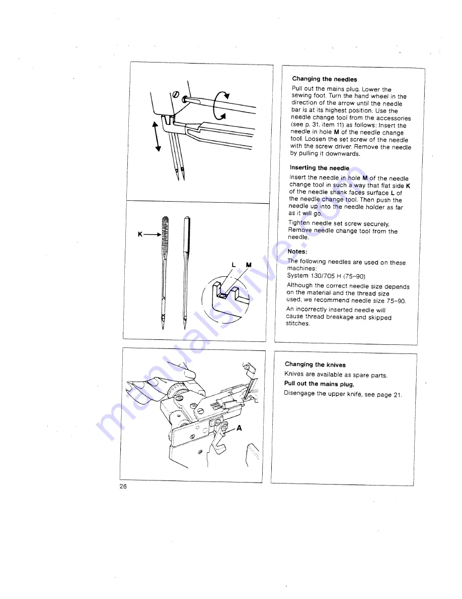 Pfaff Hobbylock 784 Скачать руководство пользователя страница 28