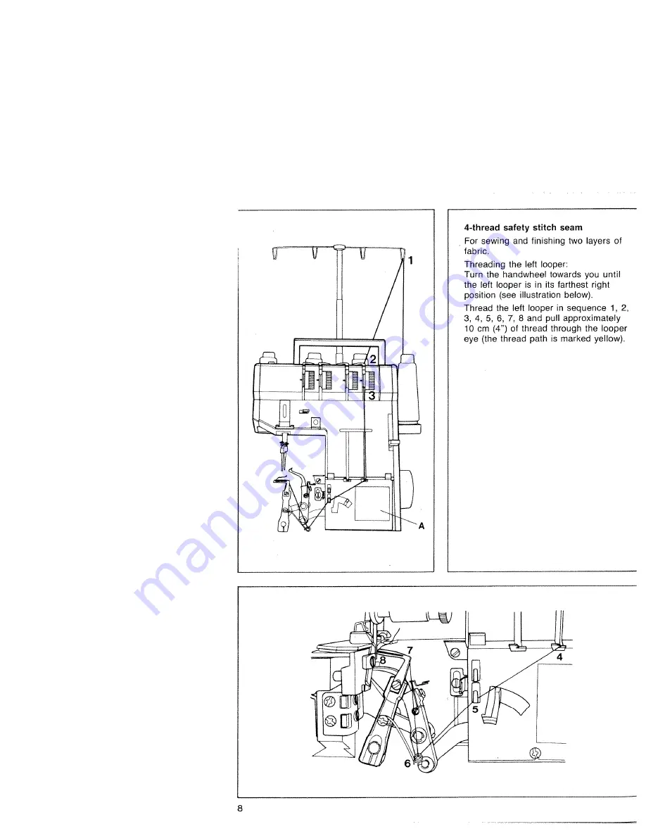 Pfaff hobbylock 795 Скачать руководство пользователя страница 10