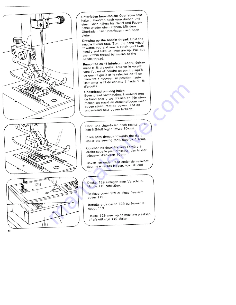 Pfaff hobbymatic 904-1 Скачать руководство пользователя страница 16