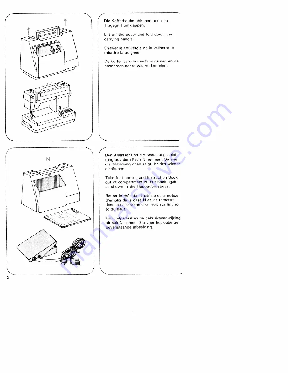 Pfaff hobbymatic 935 Скачать руководство пользователя страница 8