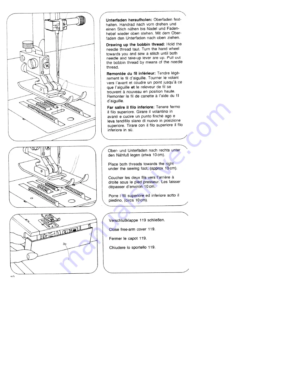 Pfaff HOBBYMATIC 947 Instruction Book Download Page 13