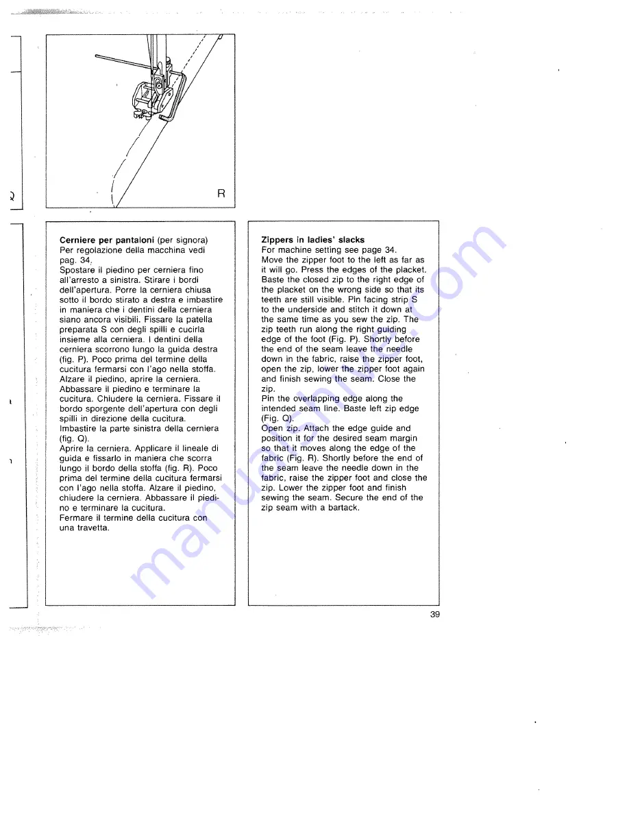 Pfaff hobbymatic extra 874 Instruction Book Download Page 42